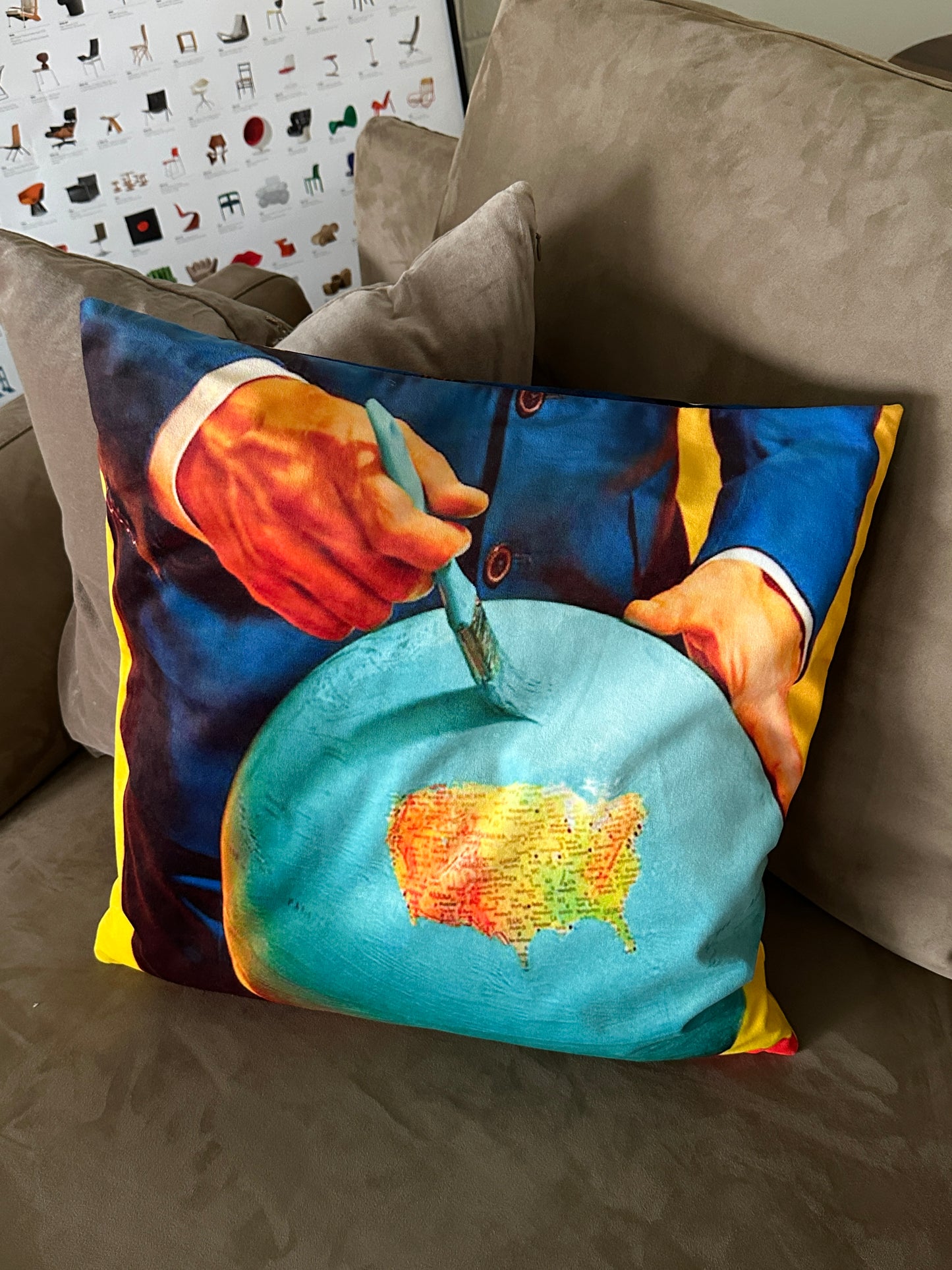 Goose down cushion